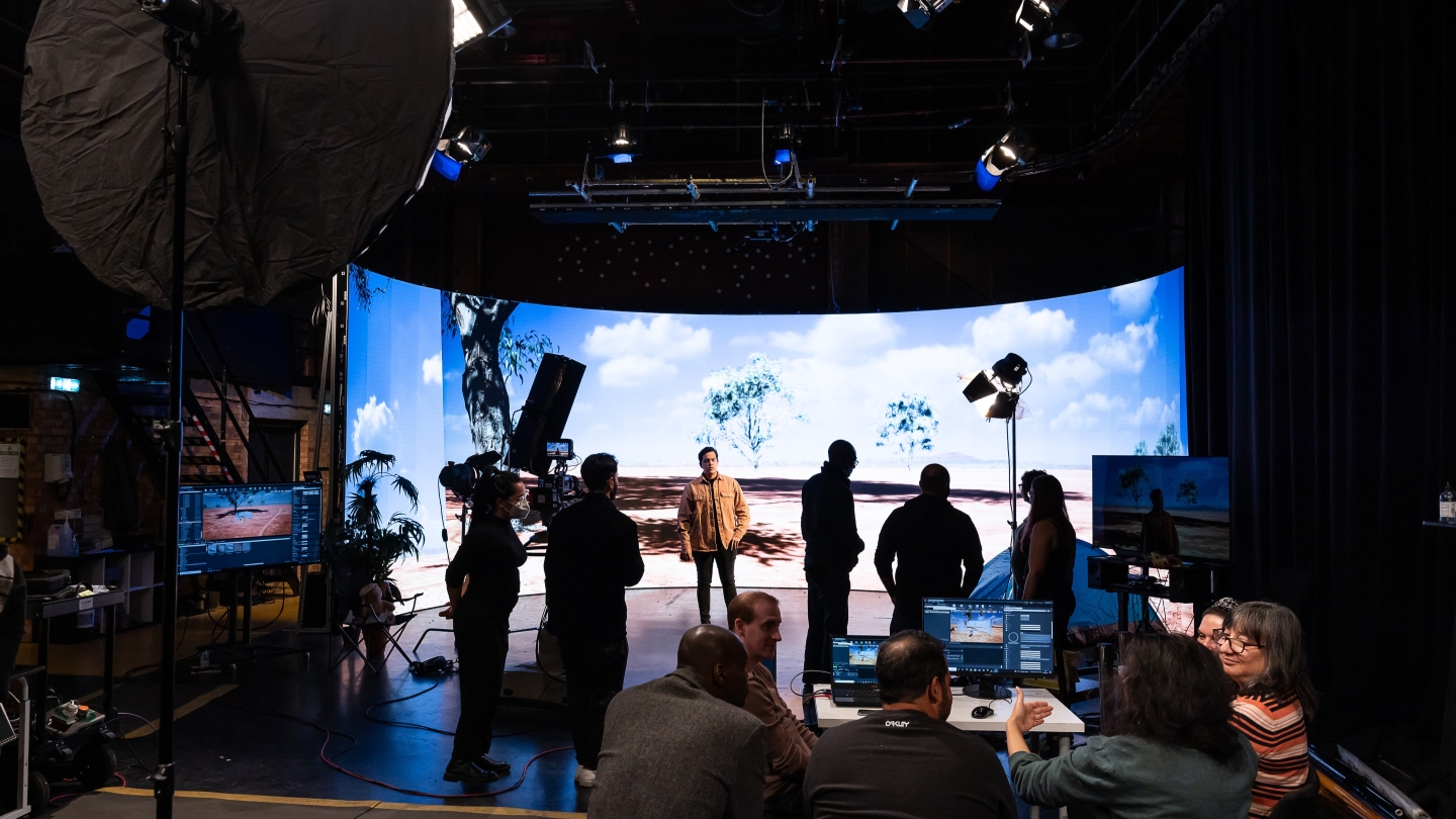Hero Shot - LED Wall at NFTS